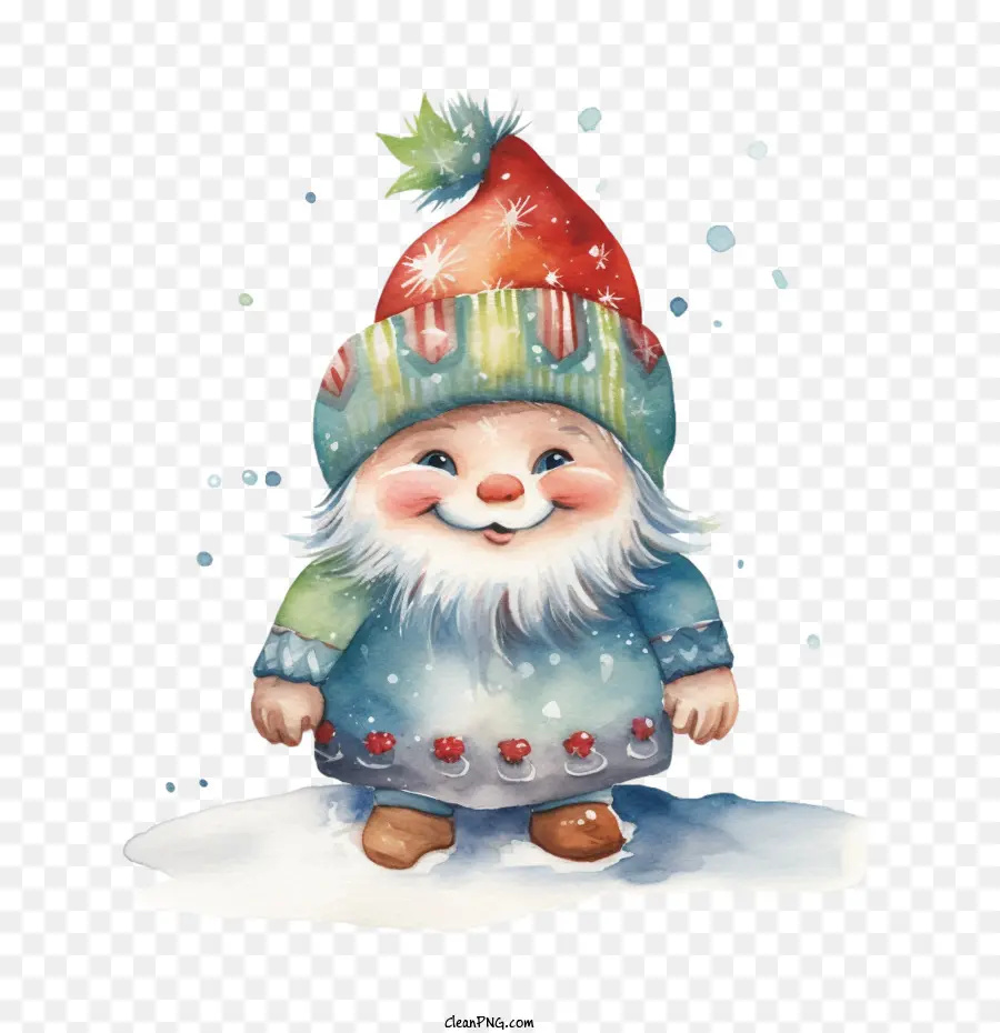 La Navidad De Gnome，Lindo PNG