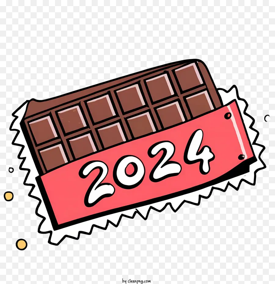 Barra De Chocolate，2024 PNG