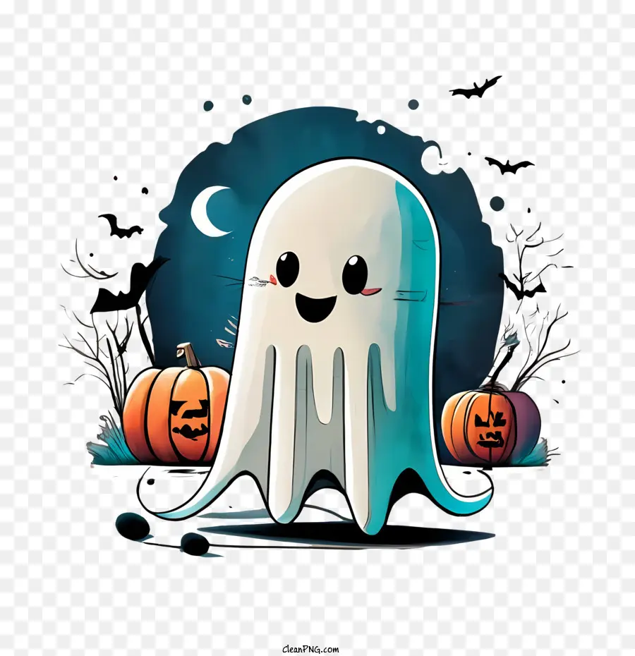 Halloween Fantasma，La Historieta PNG