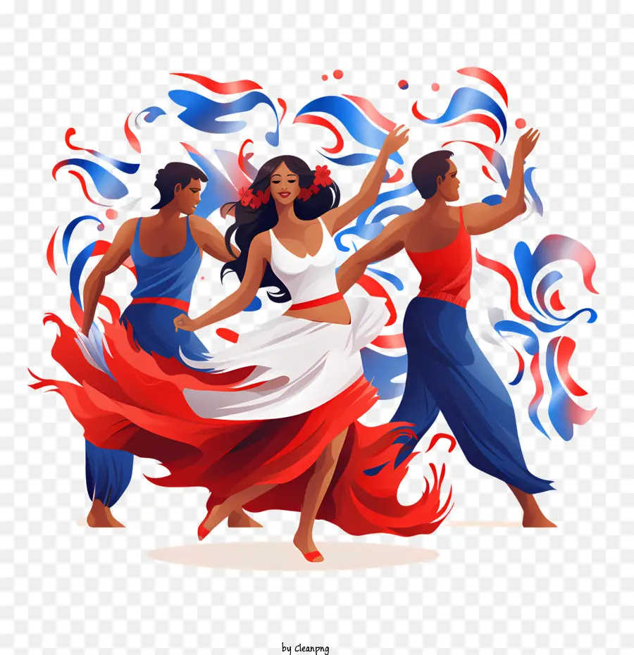 Día De La Independencia De Costa Rica，Bailarines PNG