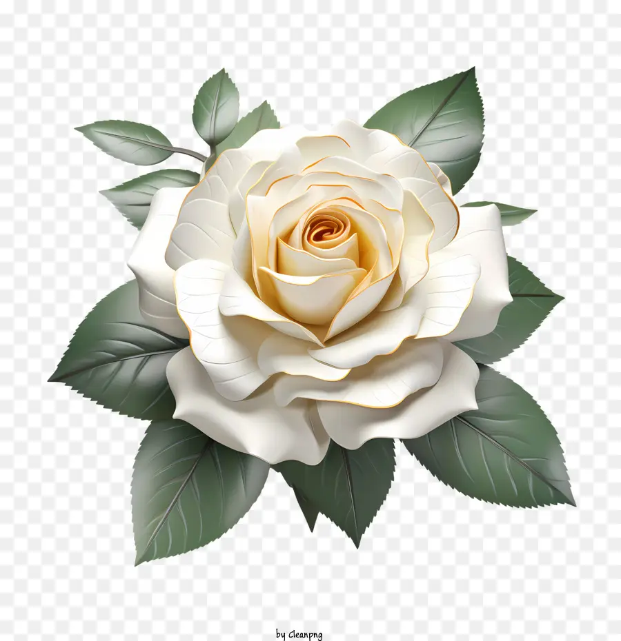 Flor De Rosa Blanca，De La Rosa Blanca PNG