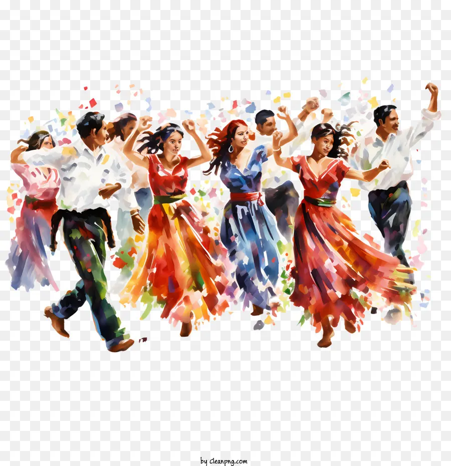 Día De La Independencia De Costa Rica，La Danza PNG