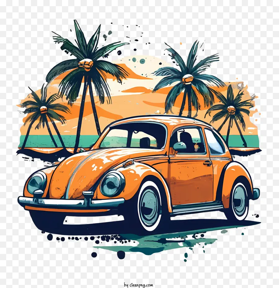 Escarabajo De Volkswagen，Coche PNG