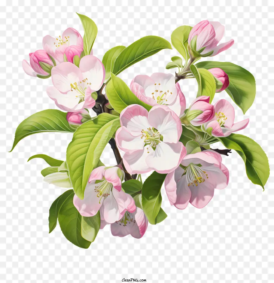 Apple Blossom，Flor PNG