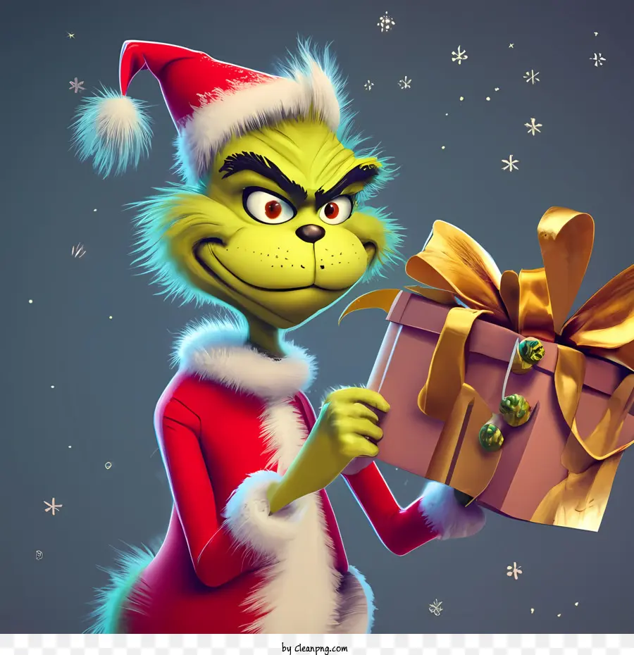 Grinch De Navidad，Sonrisa PNG