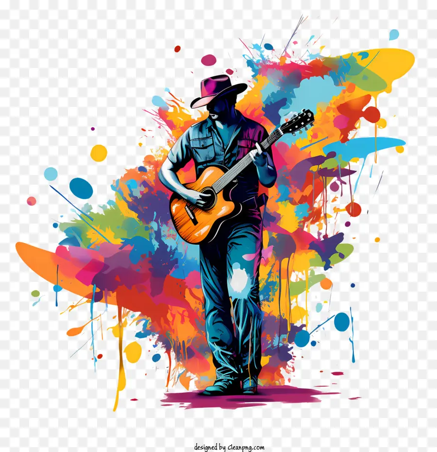 Internacional De La Música Country Día，El Guitarrista PNG