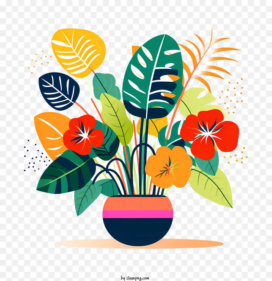 Día De Agradecimiento A Las Plantas De Interior，Plantas Coloridas PNG