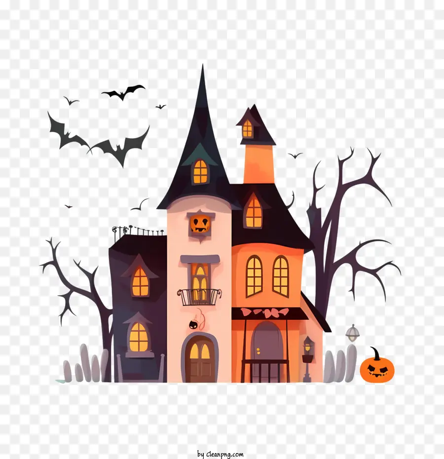 Haunted Halloween De La Casa，Halloween PNG