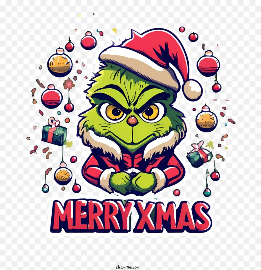 Grinch Navideño，Grinch PNG