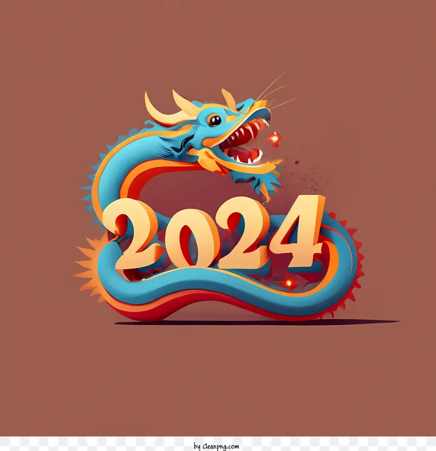 2024 Feliz Año Nuevo，Feliz Año Nuevo PNG