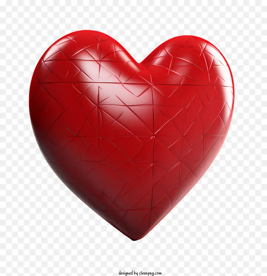 Corazón 3d，Corazon Rojo PNG