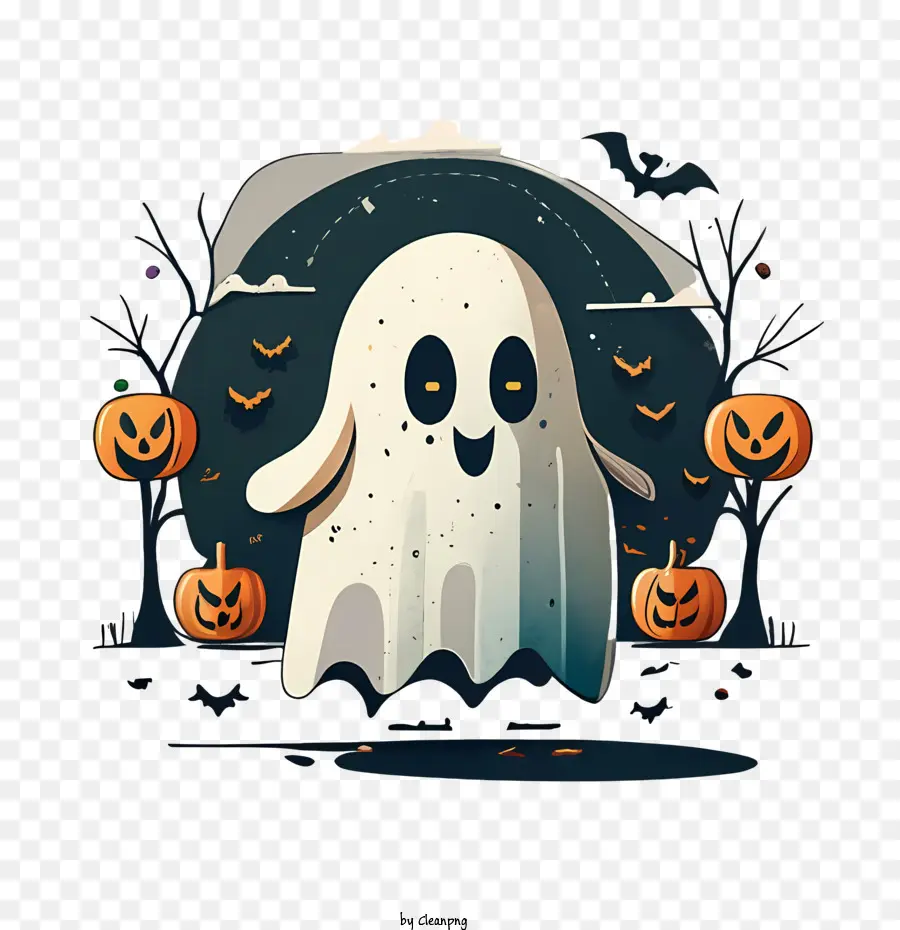 Halloween Fantasma，La Historieta PNG