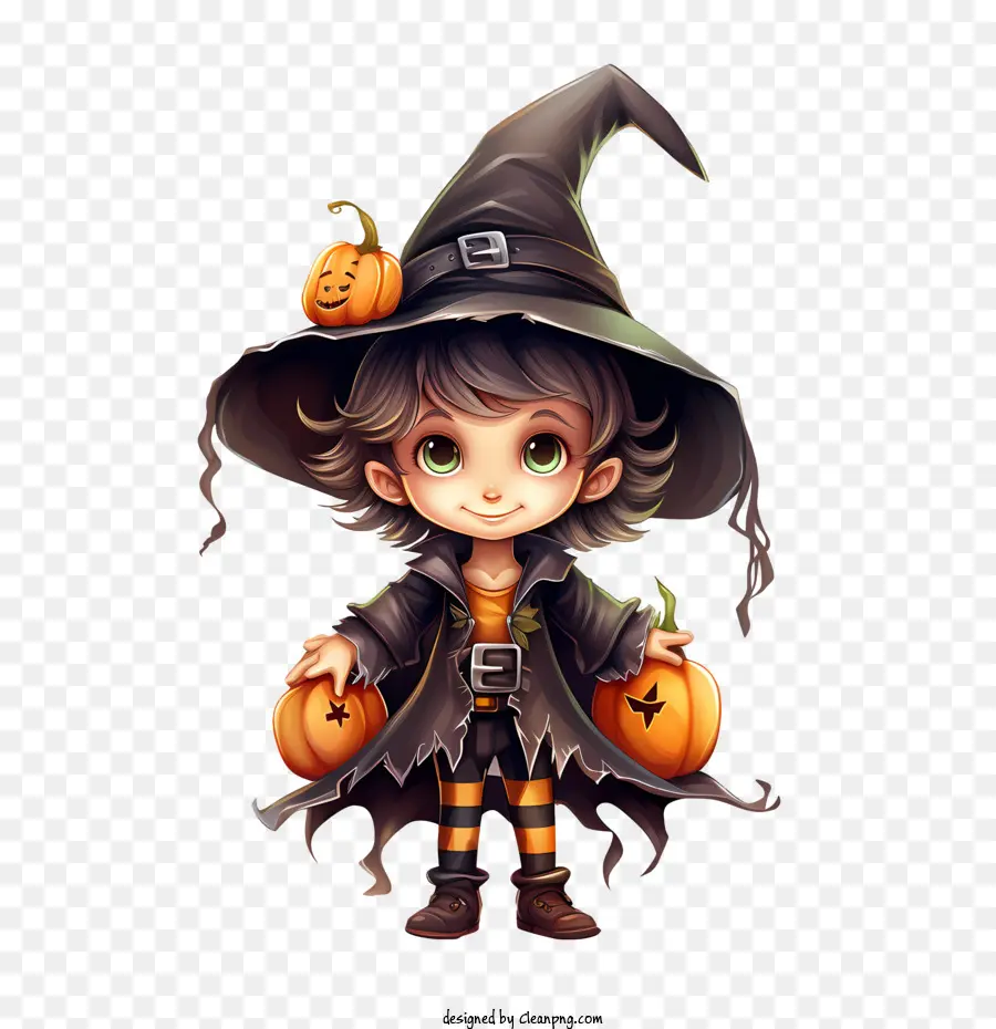 Asistente De Halloween，Lindo PNG