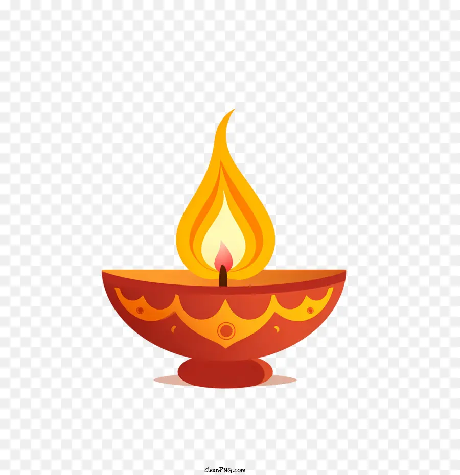 Lámpara De Diwali，Lámpara Diya PNG