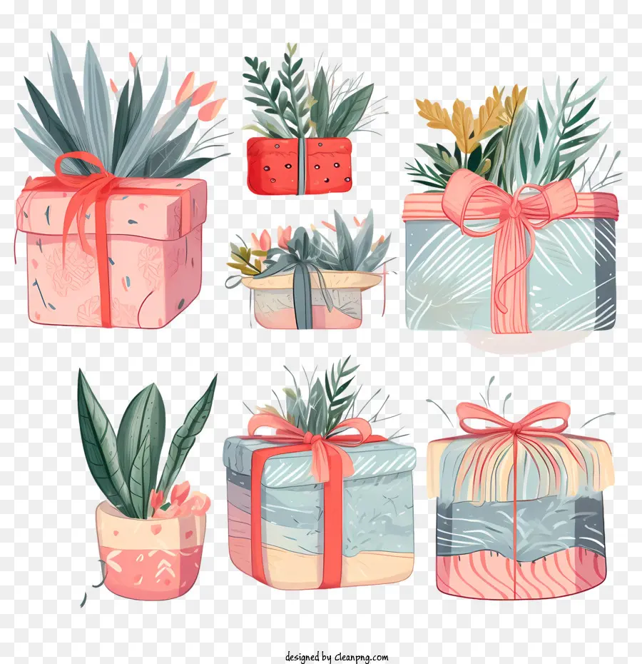 Regalo De Navidad，Cajas De Regalo PNG