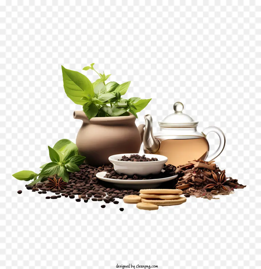 Día Internacional Del Té，Té De Hierbas PNG