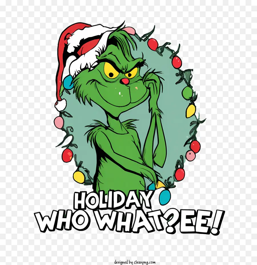 Grinch De Navidad，Vacaciones PNG