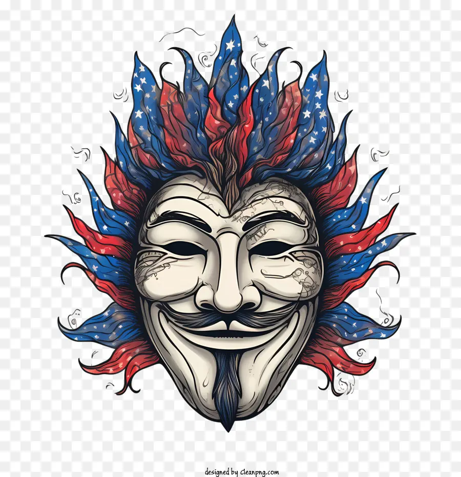 Guy Fawkes，Con Rojo PNG