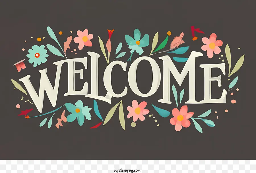 Bienvenido，Flores PNG