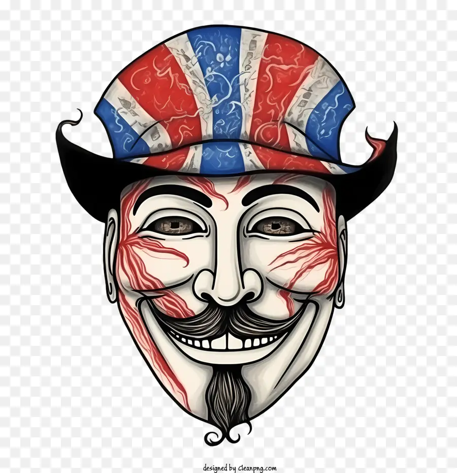 Guy Fawkes，La Cara PNG