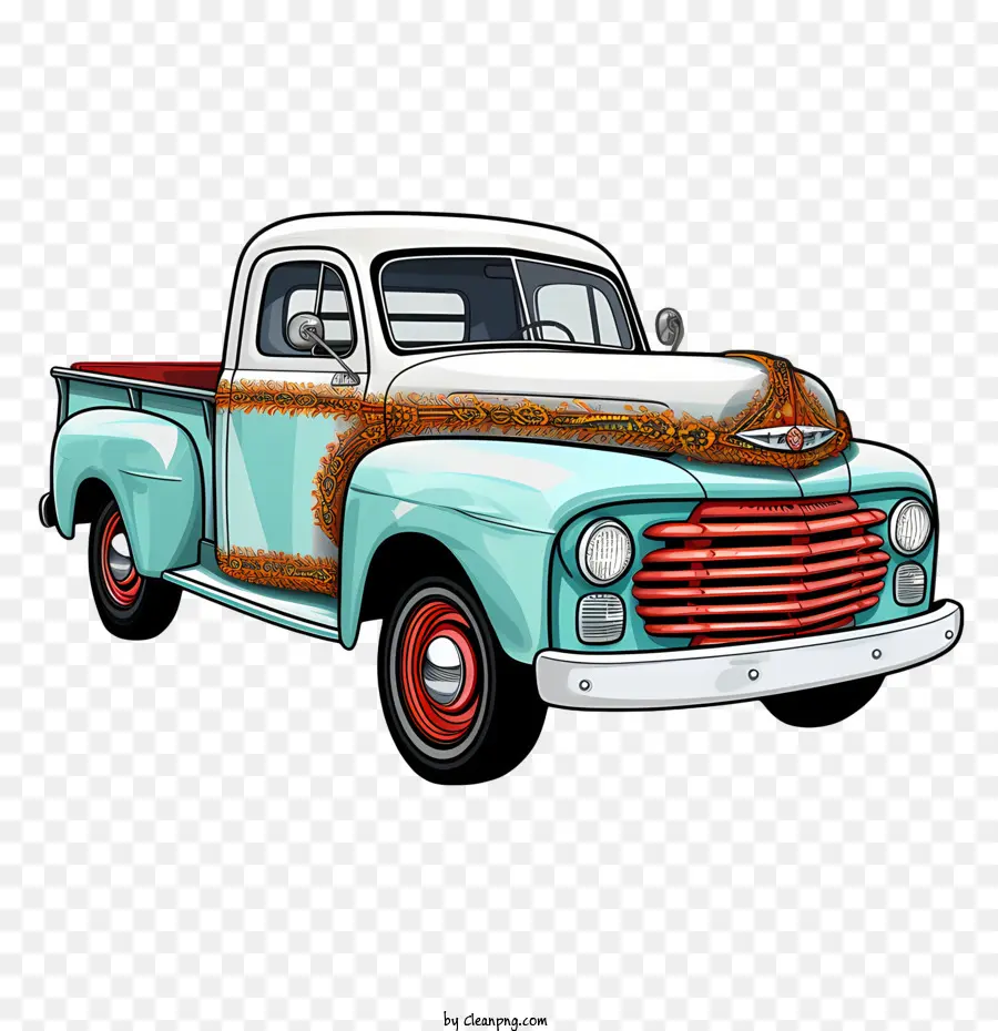 Vintage Camión，Viejo Camión PNG