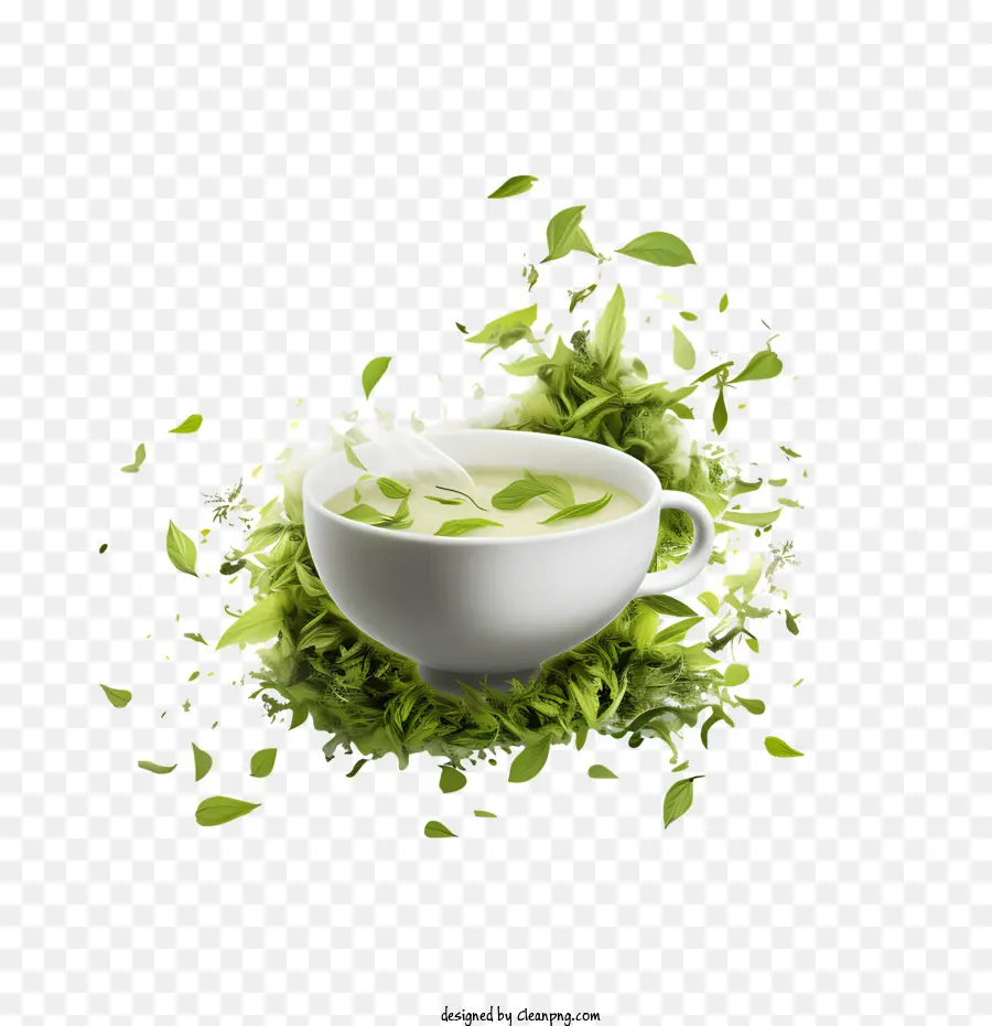 Día Internacional Del Té，Té Verde PNG