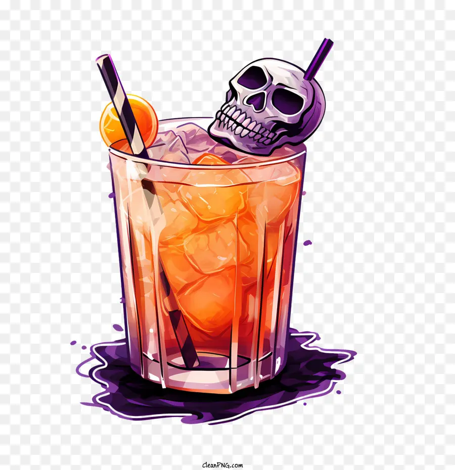 Cóctel De Halloween，Bien PNG