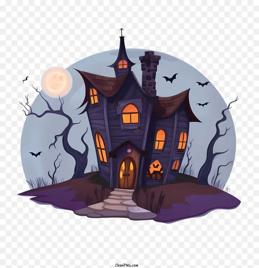 Haunted Halloween De La Casa，Halloween PNG