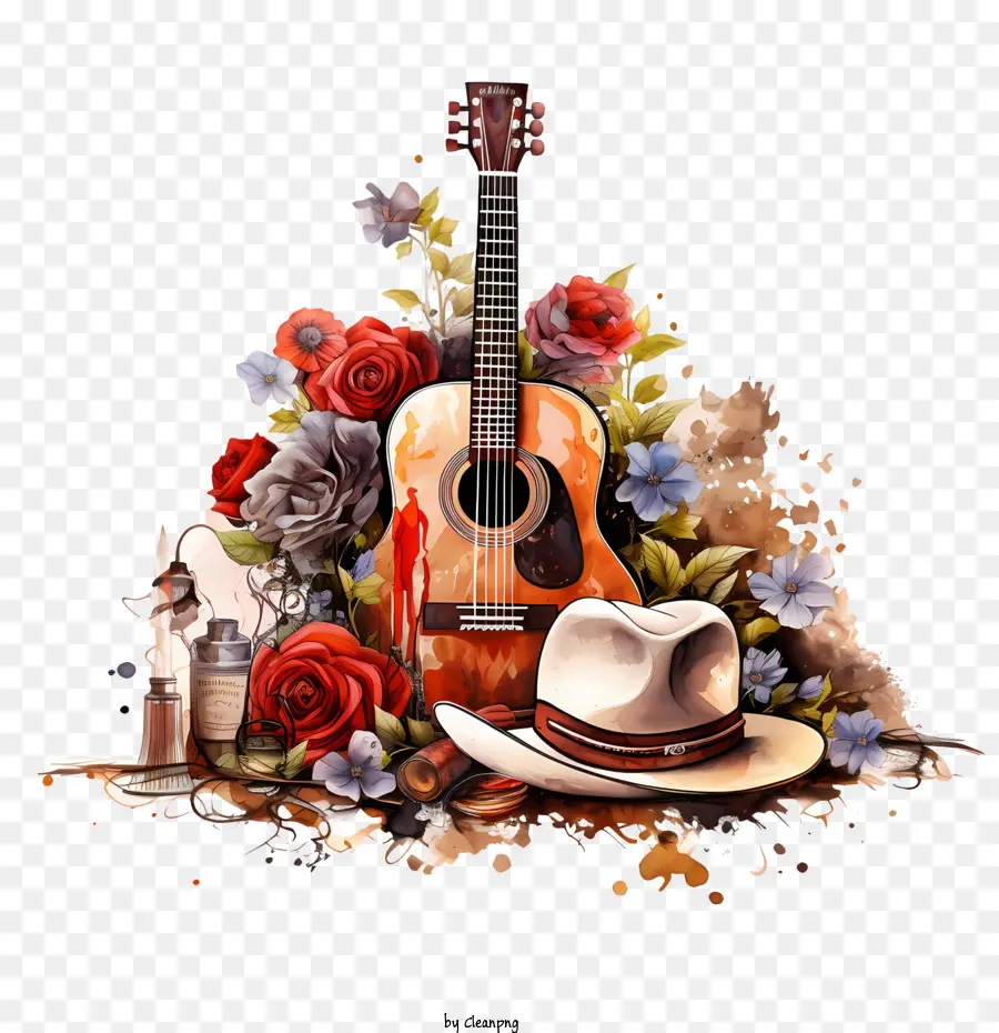 Internacional De La Música Country Día，Guitarra PNG