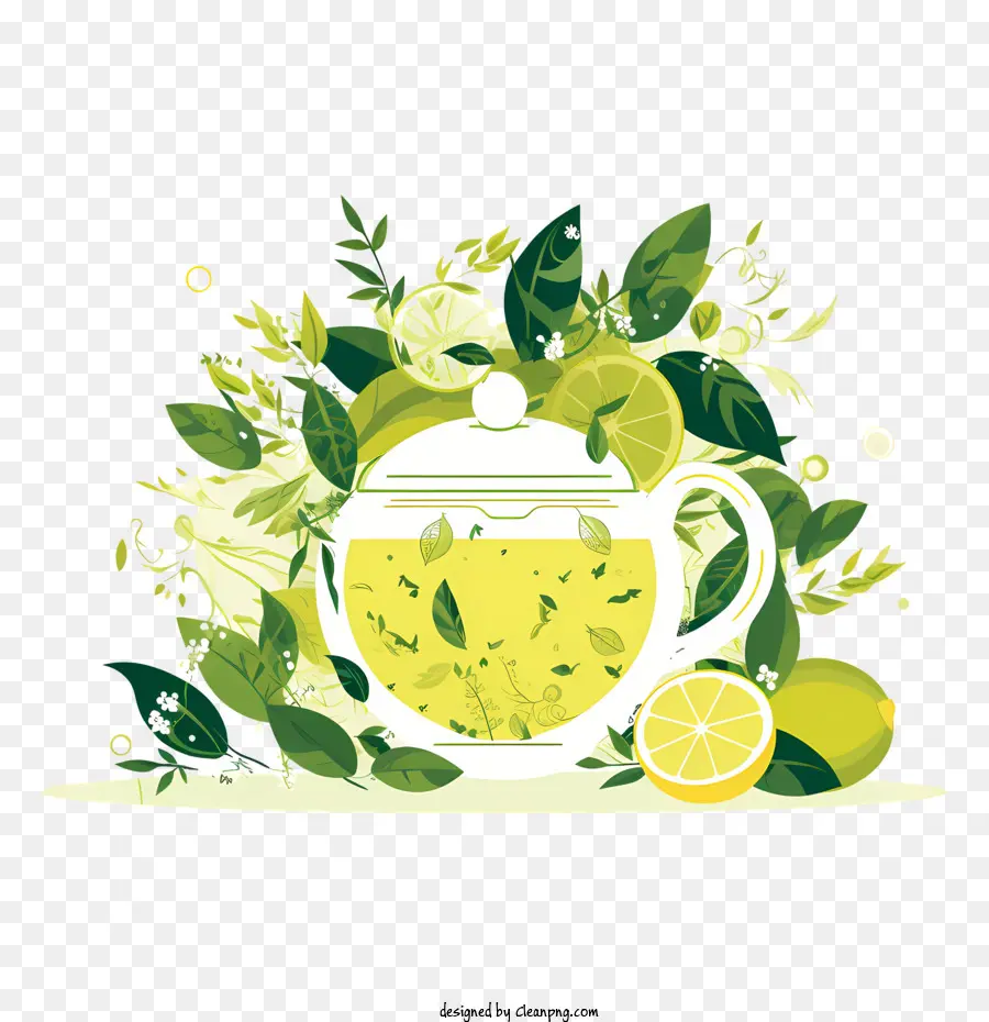 Día Internacional Del Té，Té Verde PNG