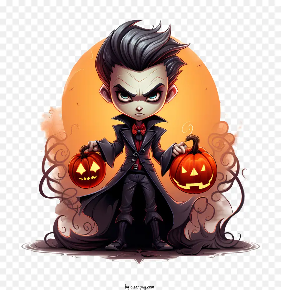 Vampiro Y Calabaza，Vampiro PNG