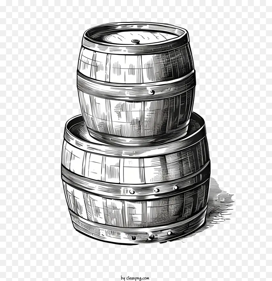 Beer Barrel，Barril De Vino PNG