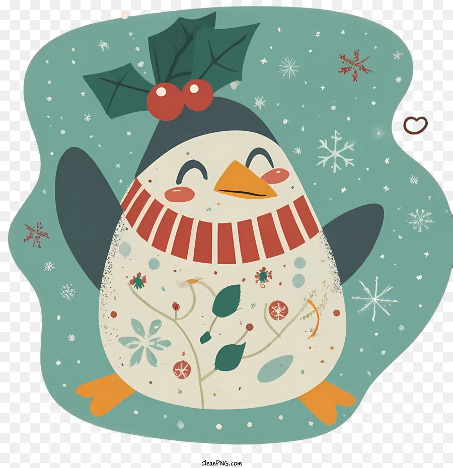 Lindo Pingüino，Invierno PNG