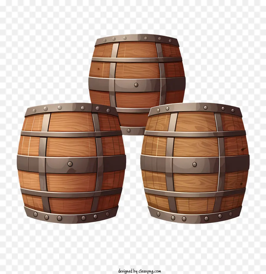 Barril De Cerveza，Barriles De Madera PNG