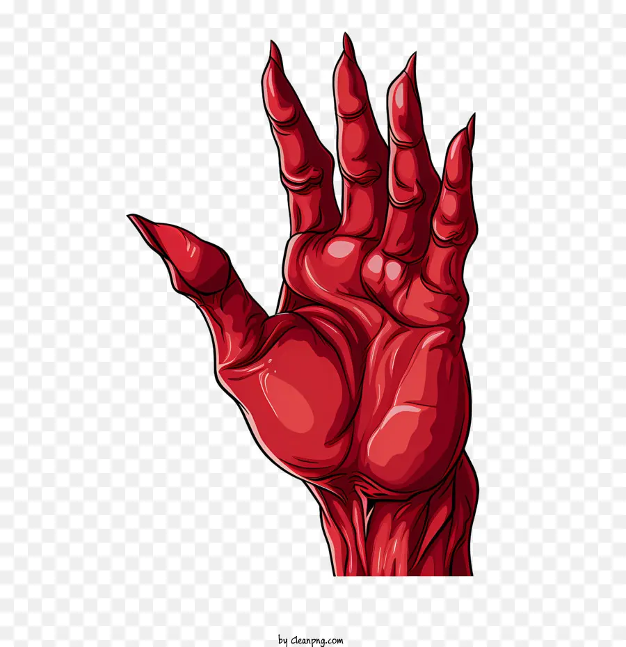 Halloween Claw，Rojo PNG