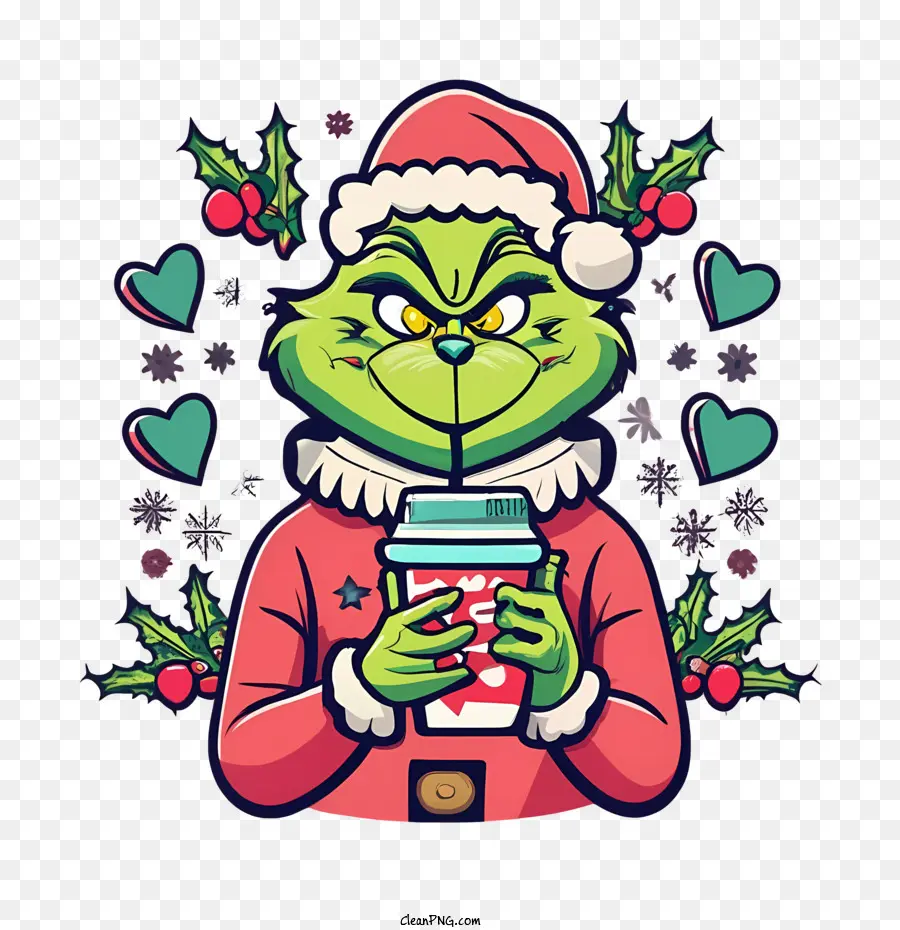 Grinch De Navidad，Sonrisa PNG