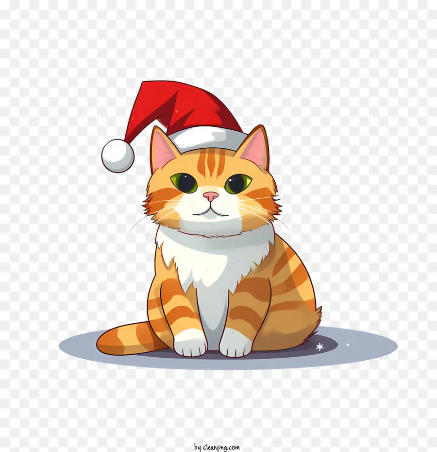 Gato De Navidad，Gato PNG