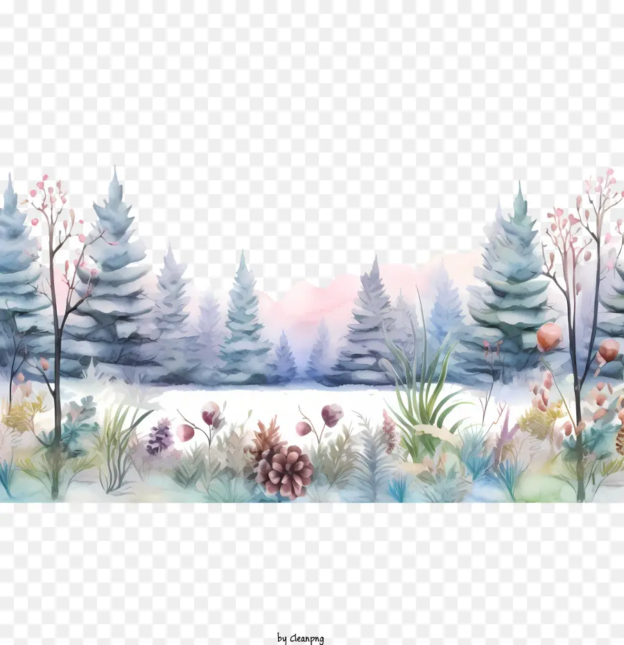 El Invierno De La Frontera，Bosque PNG