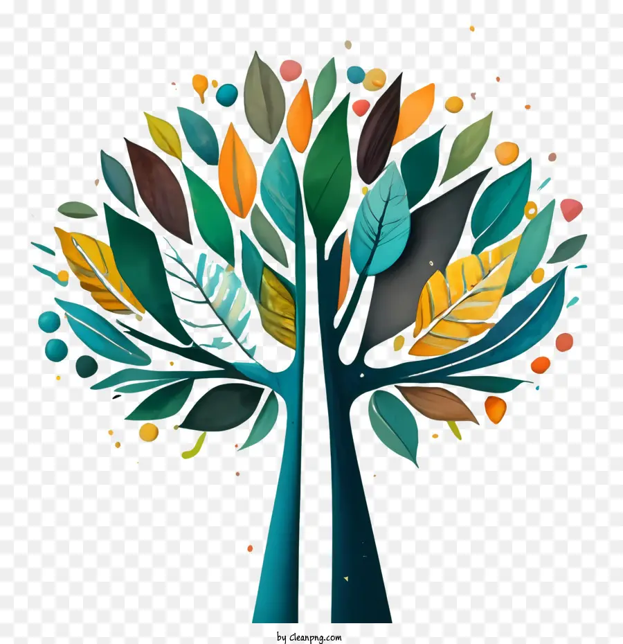 Hoja De árbol De Otoño，Árbol PNG