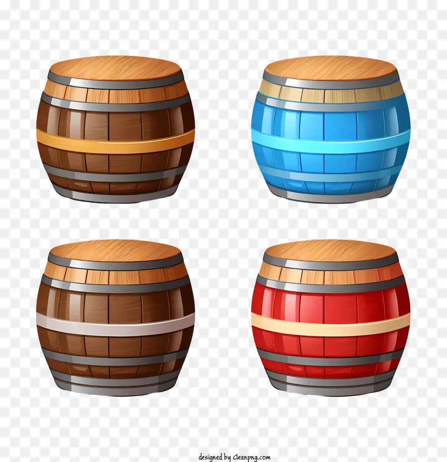 Beer Barrel，Barril PNG