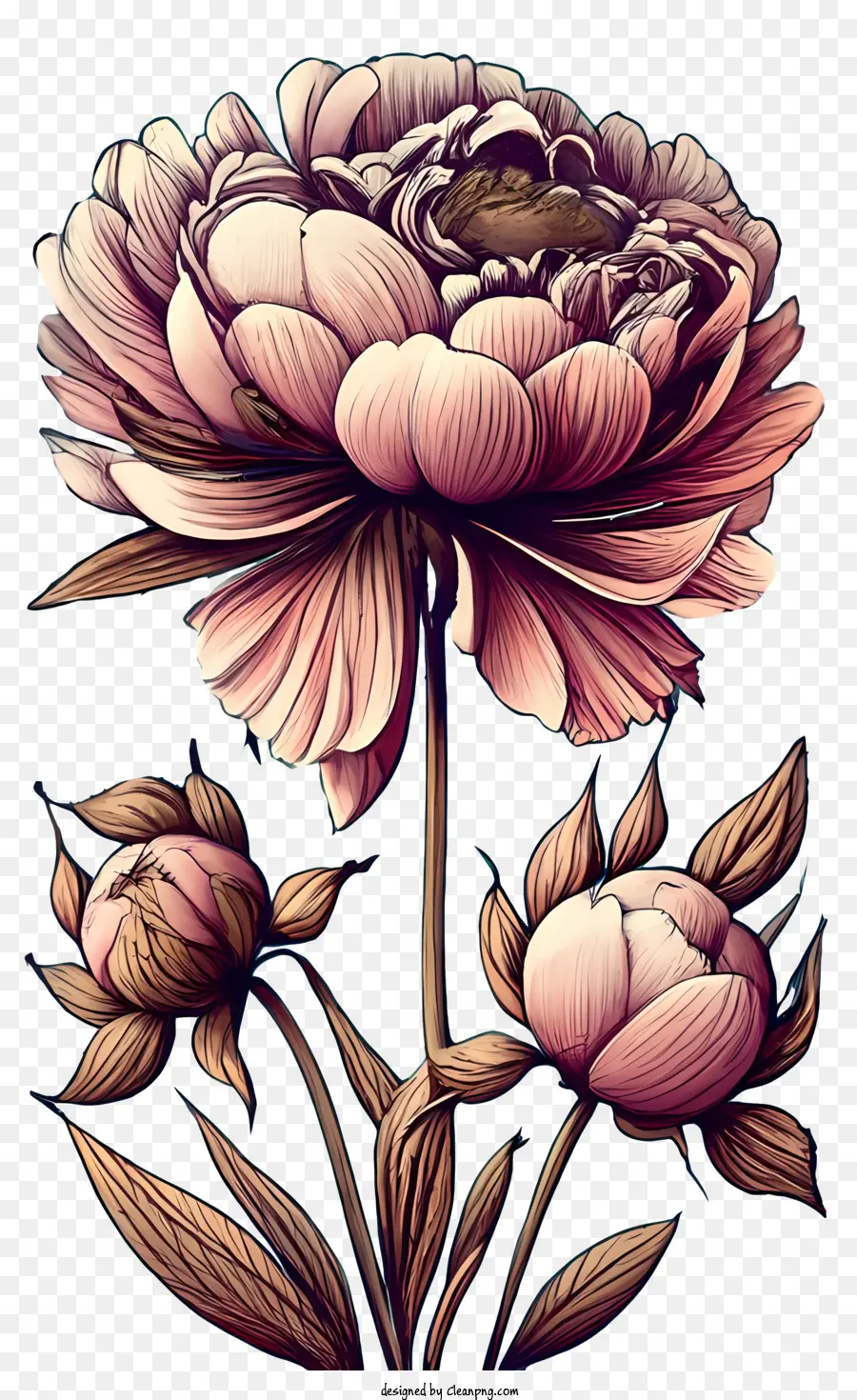 Vintage Rose，Rosa PNG