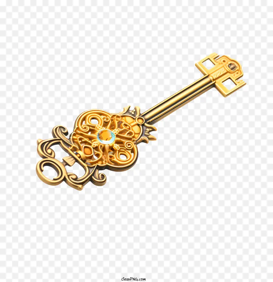 Golden Key，Clave PNG