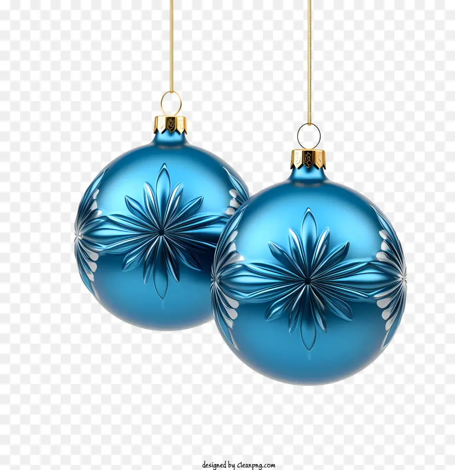 Bola De Navidad，Adornos Azules PNG