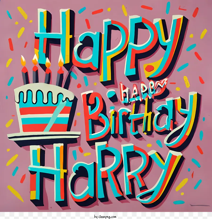 Feliz Cumpleaños，Feliz Cumpleaños Harry PNG