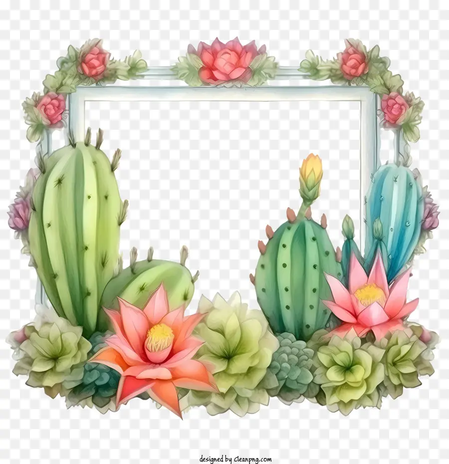 Cactus，Flores PNG