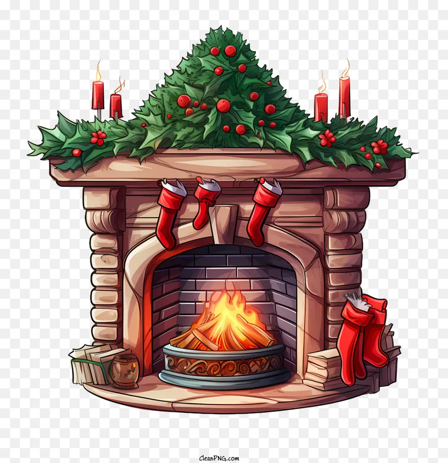 La Navidad Chimenea，Chimenea PNG