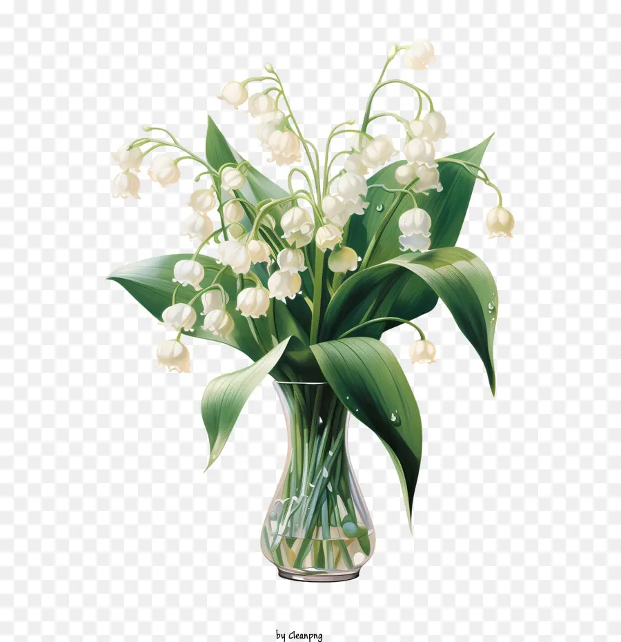 Lirio De Los Valles，Florero PNG