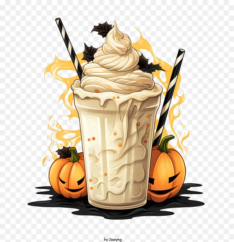 Batido De Halloween，Halloween PNG