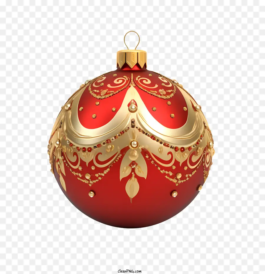 Bola De Navidad，Rojo PNG