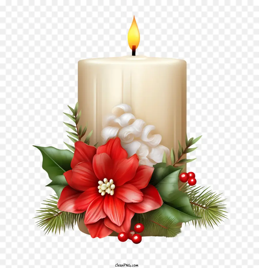 Vela De Navidad，Vela PNG